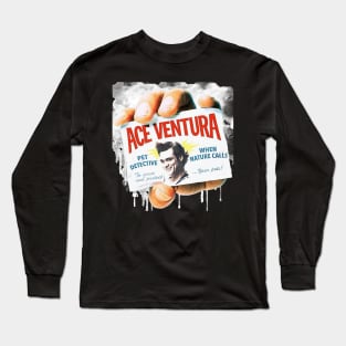 Pet Detective Card//Paint Splash Long Sleeve T-Shirt